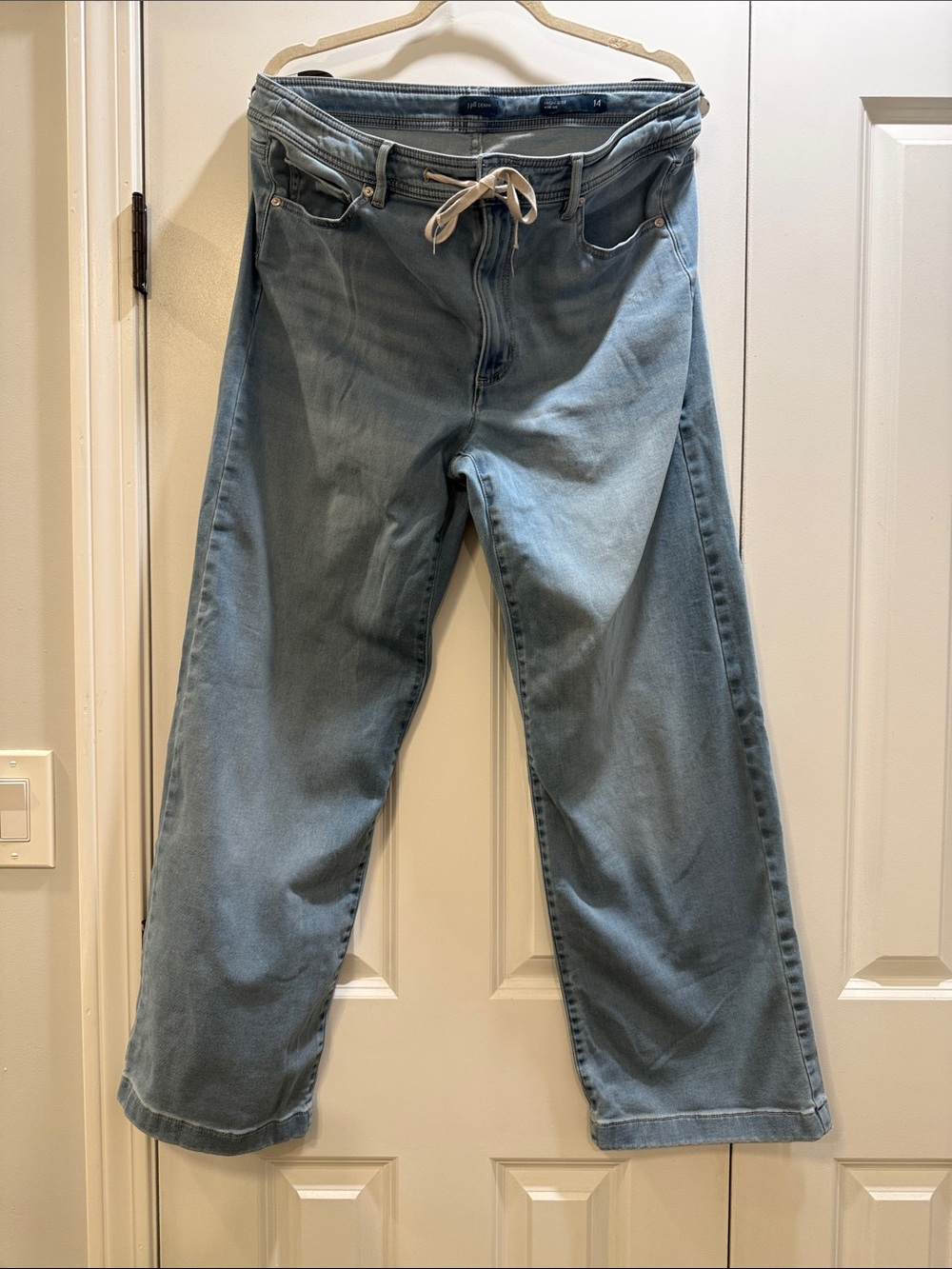 J. Jill Light Blue High-Rise Relaxed Jeans